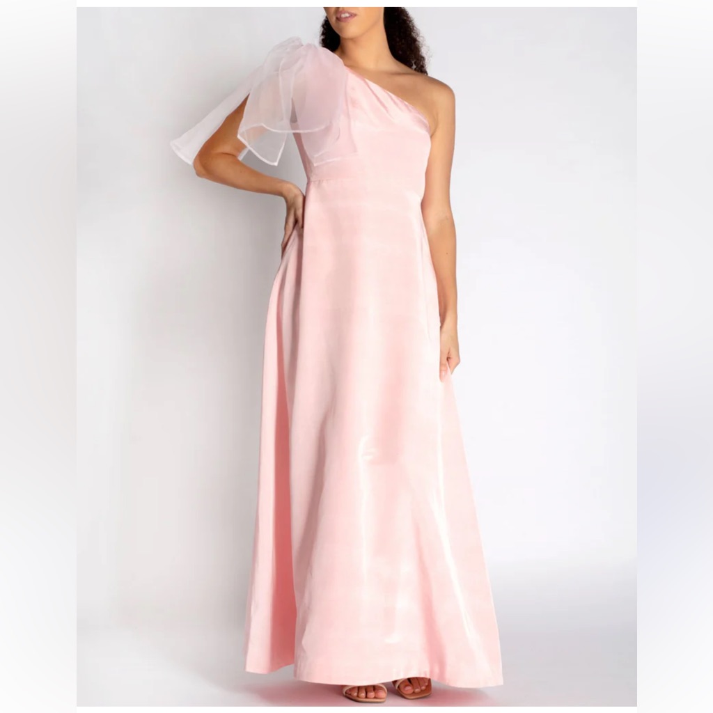 Camilyn Beth X Bldn Anthropologie Pink Vivienne Gown Maxi Dress Size 4 Like New